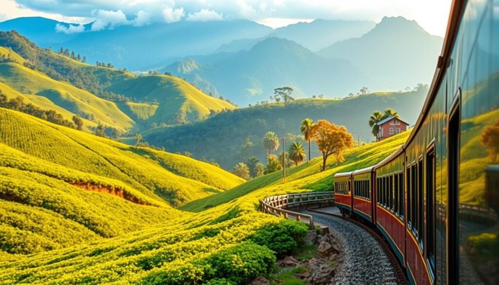 Iconic Journeys: The Scenic Train Through Tea Country