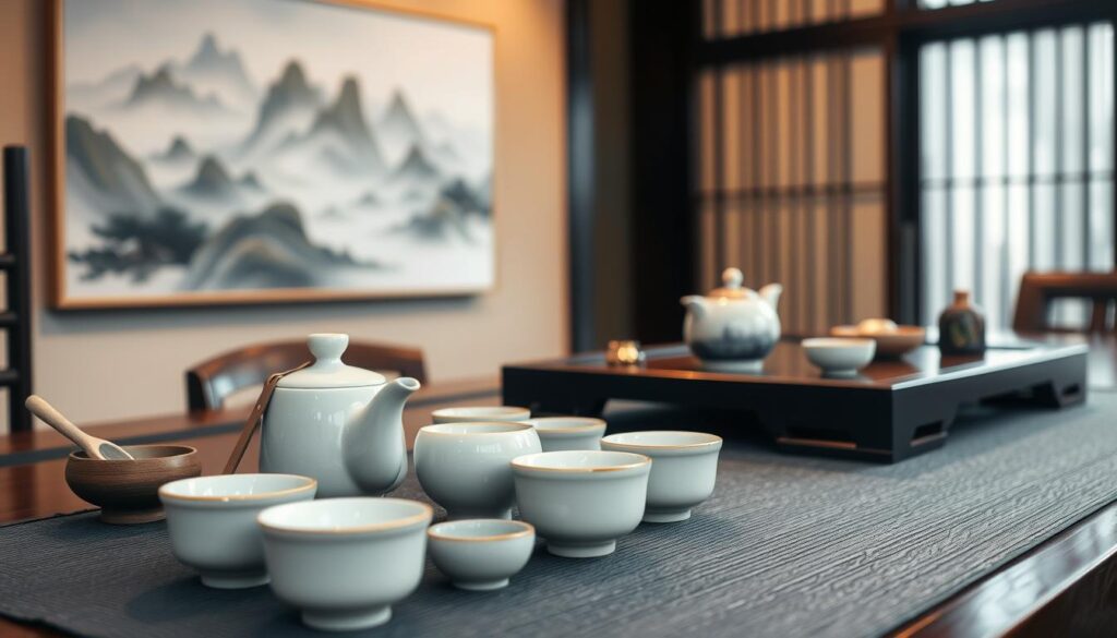 preparing for tea ceremony preparing for tea ceremony